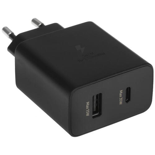 Купить Сетевое зарядное устройство Samsung EP-TA220 черный  4751581. Характеристики, отзывы и цены в Донецке