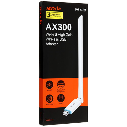 Купить Wi-Fi адаптер Tenda U2 V5.0  5476292. Характеристики, отзывы и цены в Донецке