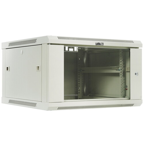 Купить Шкаф коммутационный Lanmaster Pro TWT-CBWPG-6U-6x6-GY  5403099. Характеристики, отзывы и цены в Донецке