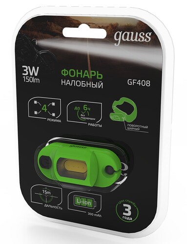 Купить Фонарь Gauss GFL408  9174974. Характеристики, отзывы и цены в Донецке