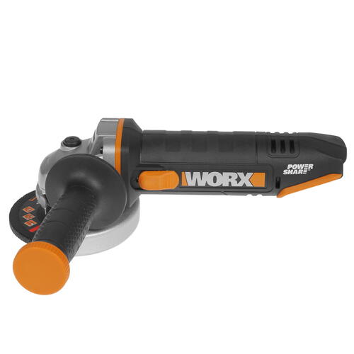 Купить Углошлифовальная машина (УШМ) Worx WX800.9 PowerShare 20V  , Без ЗУ, Без АКБ  8199934. Характеристики, отзывы и цены в Донецке