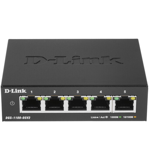 Купить Коммутатор D-Link DGS-1100-05V2  4844791. Характеристики, отзывы и цены в Донецке