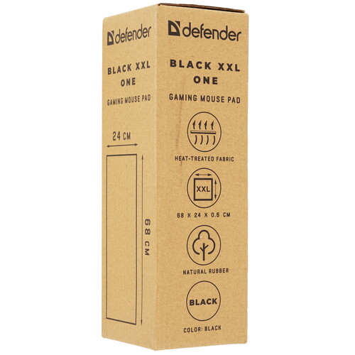 Купить Коврик Defender Black XXL One (2XL) черный  9196308. Характеристики, отзывы и цены в Донецке