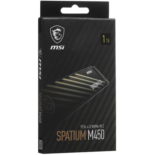 Купить 1000 ГБ M.2 NVMe накопитель MSI SPATIUM M450  5440375. Характеристики, отзывы и цены в Донецке