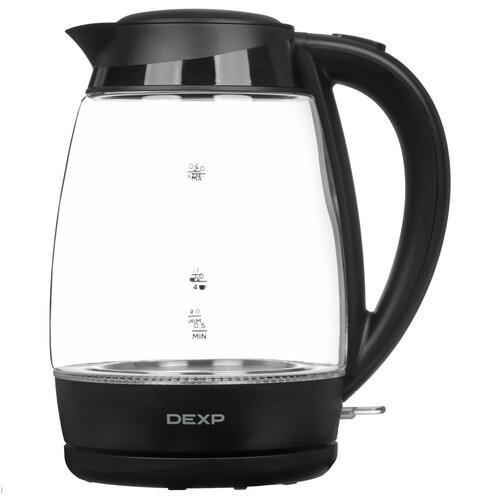 Купить Электрочайник DEXP DK-0830 черный  9267764. Характеристики, отзывы и цены в Донецке