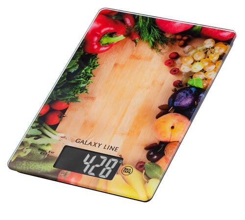 Купить Кухонные весы Galaxy LINE GL 2817 бежевый  9061364. Характеристики, отзывы и цены в Донецке