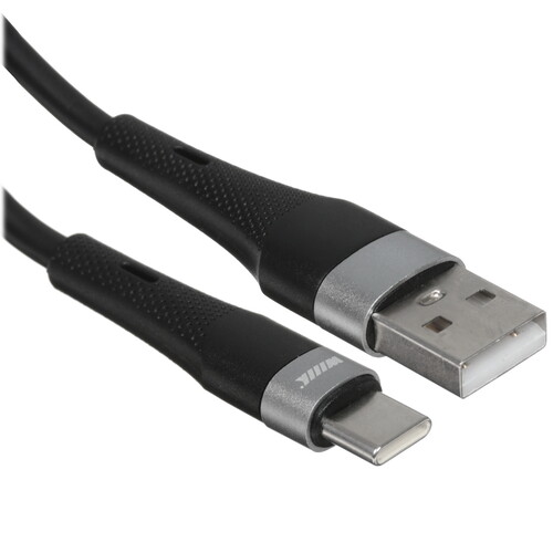 Купить Кабель круглый WIIIX USB Type-C - USB 2.0 Type-A черный 1 м  5614901. Характеристики, отзывы и цены в Донецке