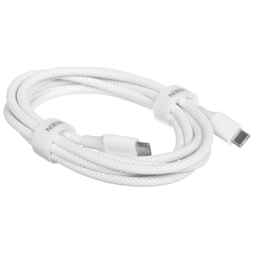 Купить Кабель круглый Ugreen USB Type-C - USB Type-C белый 2 м  5624627. Характеристики, отзывы и цены в Донецке