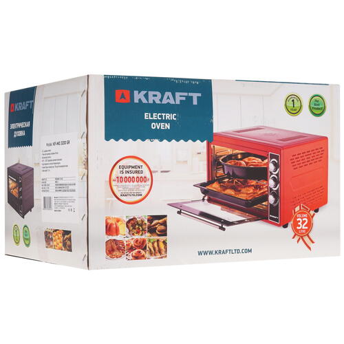 Купить Мини-печь Kraft KF-MO 3200 GR серый  5333039. Характеристики, отзывы и цены в Донецке