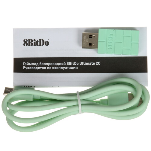 Купить Геймпад беспроводной/проводной 8BitDo Ultimate 2C зеленый  5463094. Характеристики, отзывы и цены в Донецке