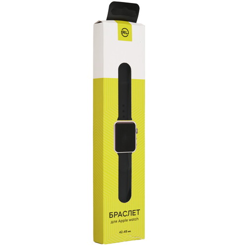 Купить Ремешок Red Line для Apple Watch 42/ 44/ 45mm черный  5607979. Характеристики, отзывы и цены в Донецке