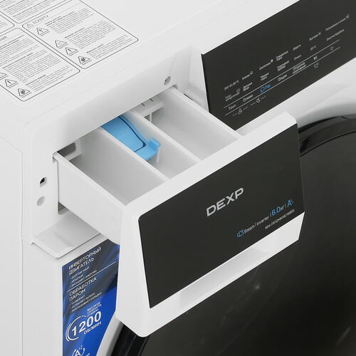Купить Стиральная машина DEXP WM-F612MKHE/WBSI белый  5445077. Характеристики, отзывы и цены в Донецке