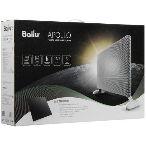 Купить Конвективно-инфракрасный обогреватель Ballu Apollo Infrared BIHP/A-1500  9027386. Характеристики, отзывы и цены в Донецке