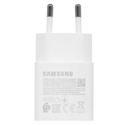 Купить Сетевое зарядное устройство Samsung EP-T1510 белый  4867554. Характеристики, отзывы и цены в Донецке