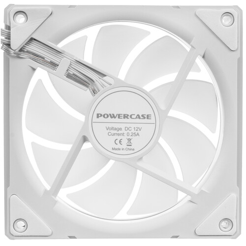 Купить Вентилятор Powercase M61-12W ARGB [M61-12WARGB] белый  9227977. Характеристики, отзывы и цены в Донецке