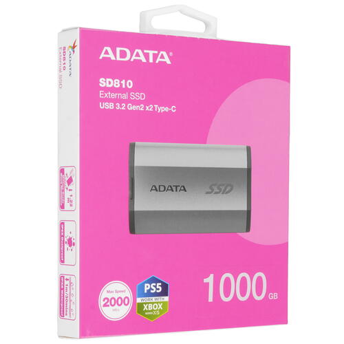 Купить 1000 ГБ Внешний SSD ADATA SD810  5458519. Характеристики, отзывы и цены в Донецке