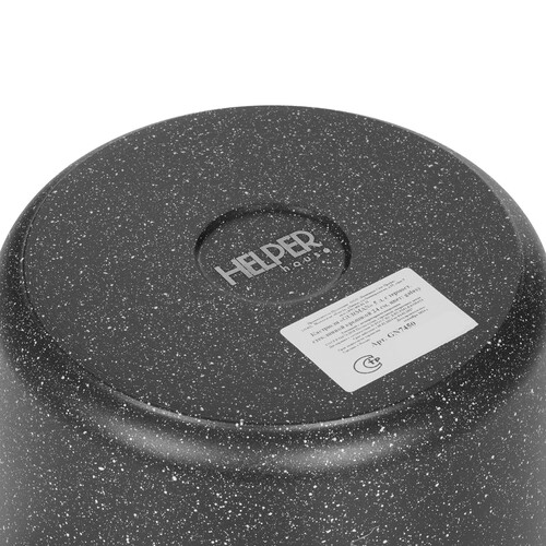 Купить Кастрюля Helper GURMAN GN7450 5 л 24 см черный  9227277. Характеристики, отзывы и цены в Донецке