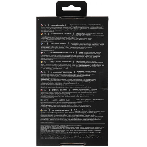 Купить Мышь+коврик проводная Defender Arga GM-049  5478263. Характеристики, отзывы и цены в Донецке