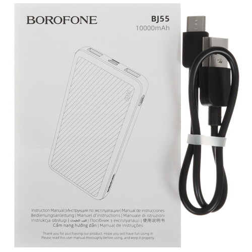Купить Портативный аккумулятор Borofone BJ55 черный  5603873. Характеристики, отзывы и цены в Донецке