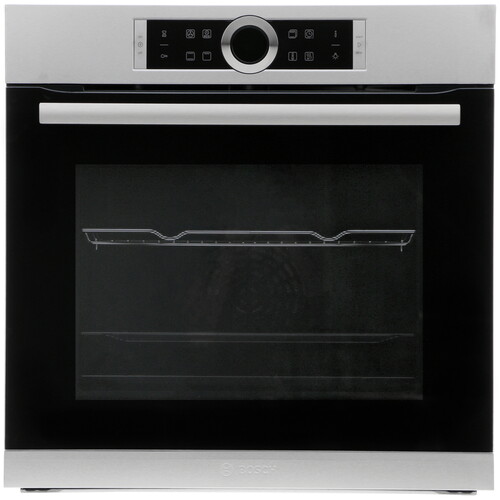 Купить Электрический духовой шкаф Bosch Serie 8 HBG634BS1 серебристый  1122638. Характеристики, отзывы и цены в Донецке