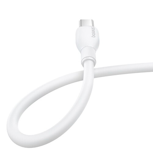 Купить Кабель круглый Baseus USB Type-C - USB Type-C белый 1.5 м  5627480. Характеристики, отзывы и цены в Донецке