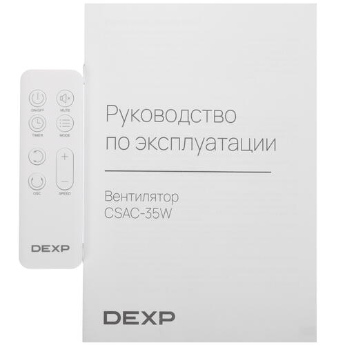Купить Вентилятор DEXP CSAC-35W  белый  9041393. Характеристики, отзывы и цены в Донецке