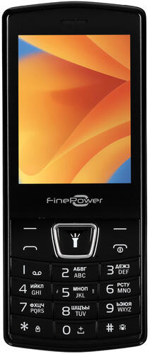 Купить Сотовый телефон FinePower SR244 черный  5064179. Характеристики, отзывы и цены в Донецке