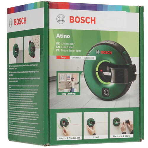 Купить Лазерный нивелир Bosch Atino Basic  5308626. Характеристики, отзывы и цены в Донецке