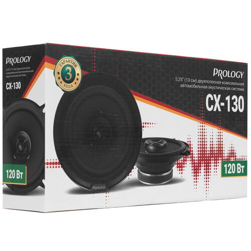 Купить Коаксиальная акустическая система Prology CX-130  9959755. Характеристики, отзывы и цены в Донецке