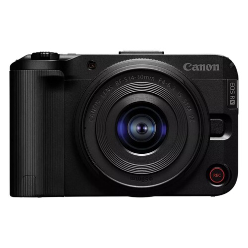 Купить Беззеркальный фотоаппарат Canon R50 V Kit 14-30mm F4-6.3 IS STM PZ черный  5638796. Характеристики, отзывы и цены в Донецке