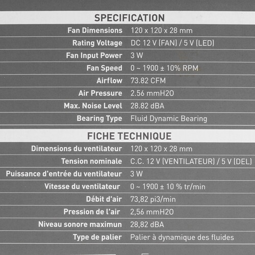 Купить Вентилятор MSI MPG EZ120 ARGB  белый  5493837. Характеристики, отзывы и цены в Донецке