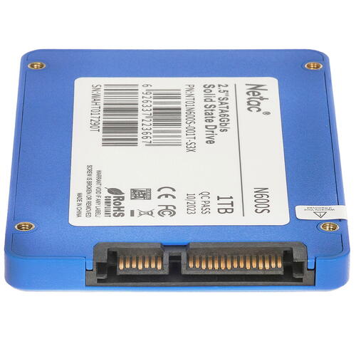 Купить 1024 ГБ 2.5" SATA накопитель Netac N600S [NT01N600S-001T-S3X]  9904856. Характеристики, отзывы и цены в Донецке