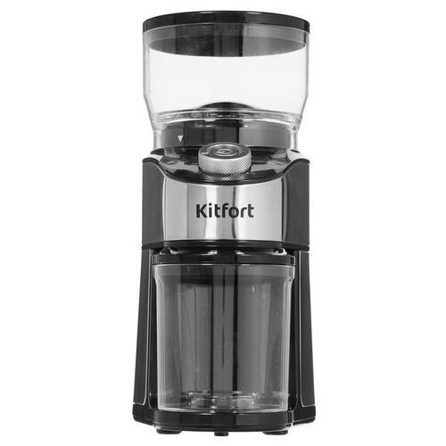 Купить Кофемолка электрическая Kitfort KT-744 серебристый  8185278. Характеристики, отзывы и цены в Донецке