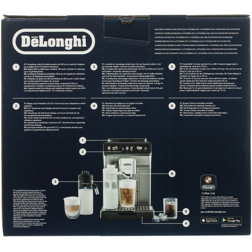 Купить Кофемашина автоматическая DeLonghi Eletta Explore ECAM 450.65.G черный  9976366. Характеристики, отзывы и цены в Донецке
