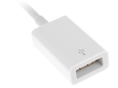 Купить OTG-кабель Apple белый  1079006. Характеристики, отзывы и цены в Донецке