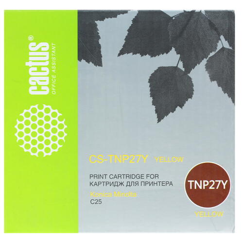 Купить Картридж лазерный Cactus CS-TNP27Y желтый, с чипом  7936990. Характеристики, отзывы и цены в Донецке