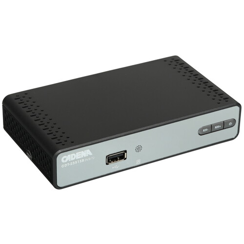 Купить Приставка для цифрового ТВ Cadena CDT-2351SB черный  9093562. Характеристики, отзывы и цены в Донецке
