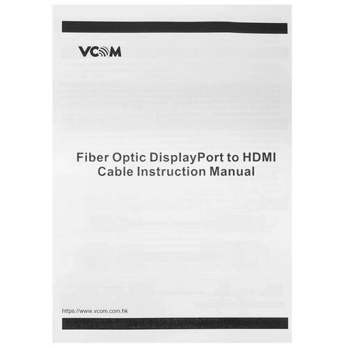Купить Кабель однонаправленный VCOM DisplayPort - HDMI, 20 м  5471693. Характеристики, отзывы и цены в Донецке