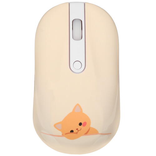 Купить Мышь беспроводная DEXP WM-311WU Cute cat  бежевый  5404132. Характеристики, отзывы и цены в Донецке