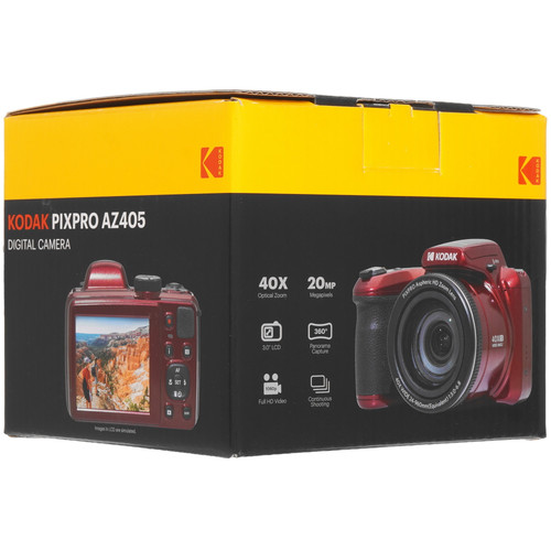 Купить Компактный фотоаппарат Kodak AZ405 красный  5468011. Характеристики, отзывы и цены в Донецке