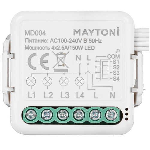 Купить Выключатель Maytoni MD004  9116261. Характеристики, отзывы и цены в Донецке