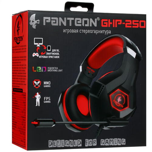 Купить Проводные наушники JETACCESS GHP-250 красный  4751645. Характеристики, отзывы и цены в Донецке