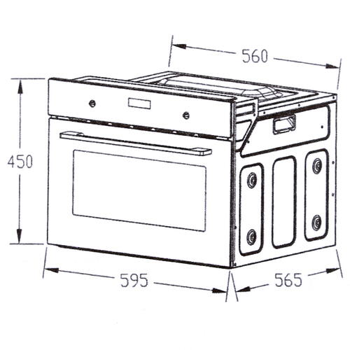 Купить Электрический духовой шкаф Haier HOY-P09NCGB черный  9989893. Характеристики, отзывы и цены в Донецке