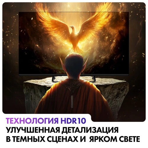 Купить 55" (139 см) Телевизор EVO TV 55 черный  5607218. Характеристики, отзывы и цены в Донецке