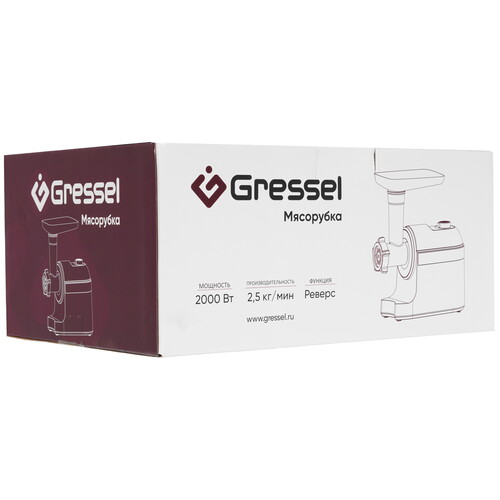 Купить Мясорубка электрическая Gressel GMG-1702 красный  9265874. Характеристики, отзывы и цены в Донецке