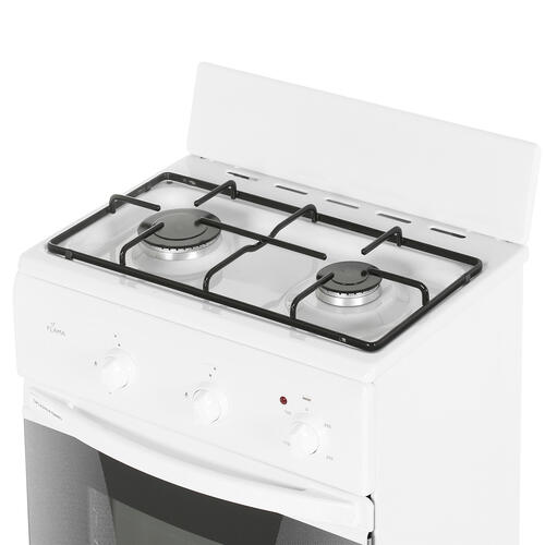 Купить Комбинированная плита Flama CK 2202 W белый  1343261. Характеристики, отзывы и цены в Донецке