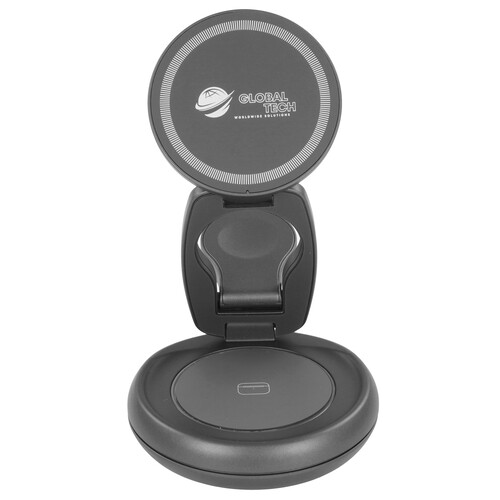 Купить Беспроводное зарядное устройство Global Tech LFX-208 серый  9258563. Характеристики, отзывы и цены в Донецке