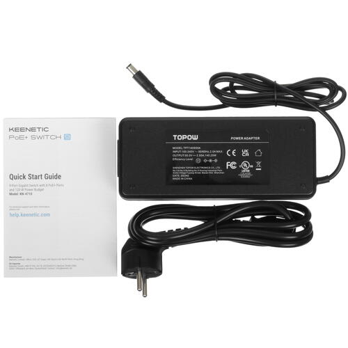 Купить Коммутатор Keenetic PoE+ Switch 9 KN-4710  5446583. Характеристики, отзывы и цены в Донецке