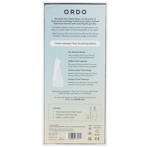 Купить Ирригатор ORDO Hydro Sonic Water Flosser  9132071. Характеристики, отзывы и цены в Донецке
