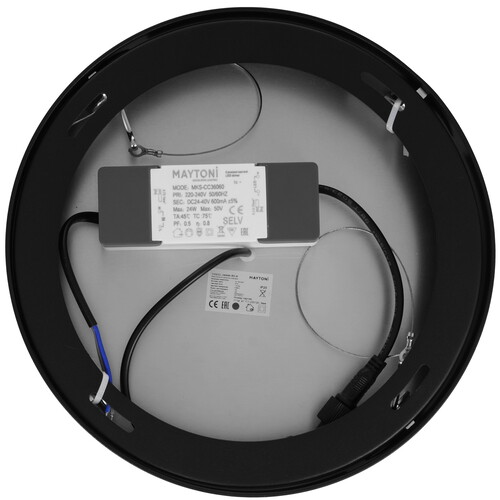 Купить Светильник потолочный Technical C032CL-24W4K-RD-B черный/черный  9143269. Характеристики, отзывы и цены в Донецке